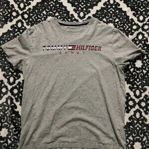 Women's Tommy Hilfiger Sport Grey T-Shirt, Size Medium